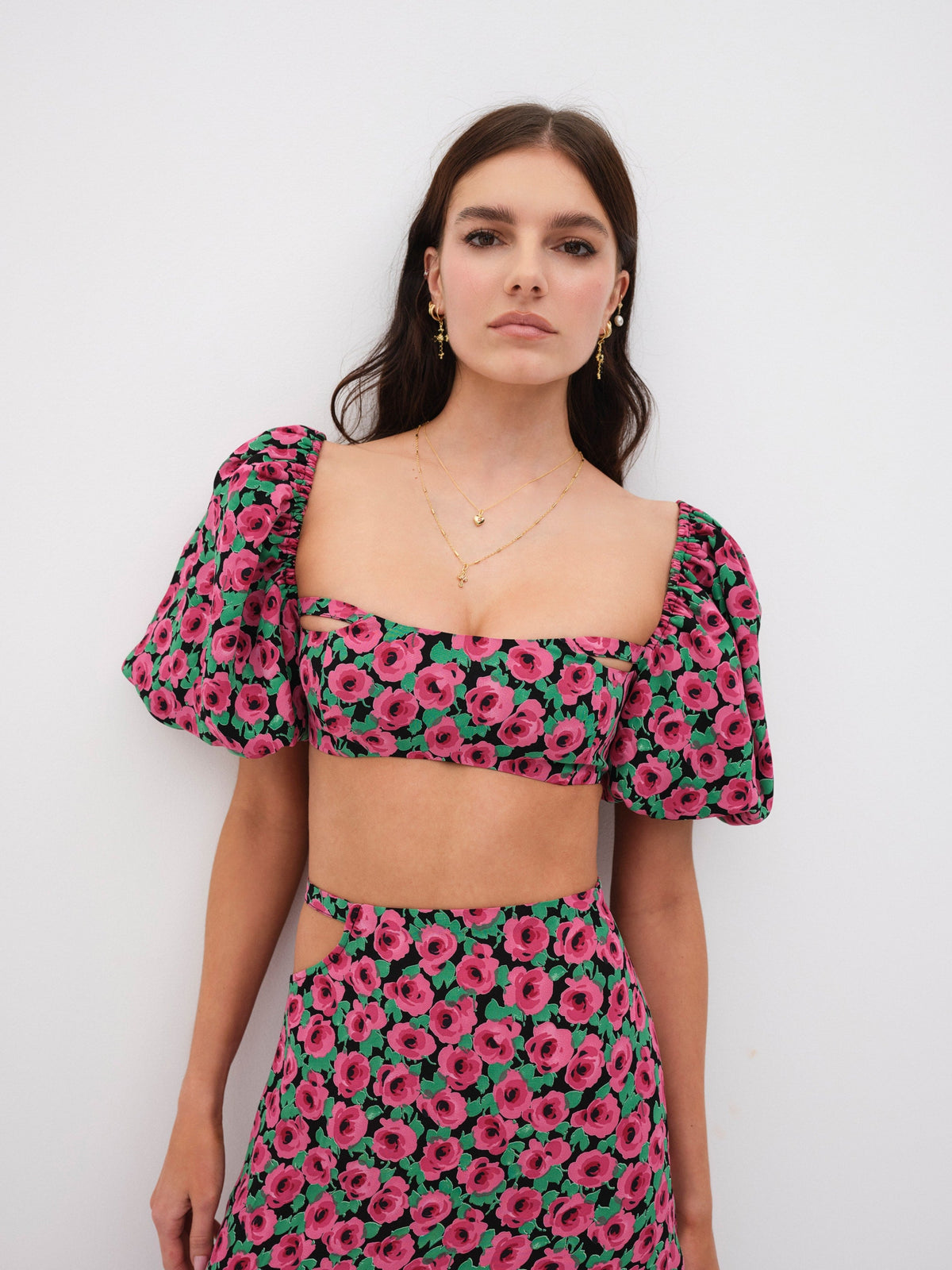 Dolcetto Crop Top Red - For Love & Lemons
