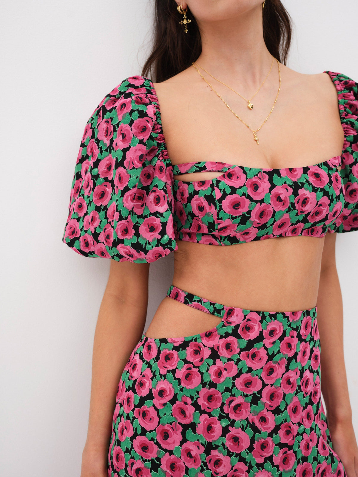 Dolcetto Crop Top Red - For Love & Lemons