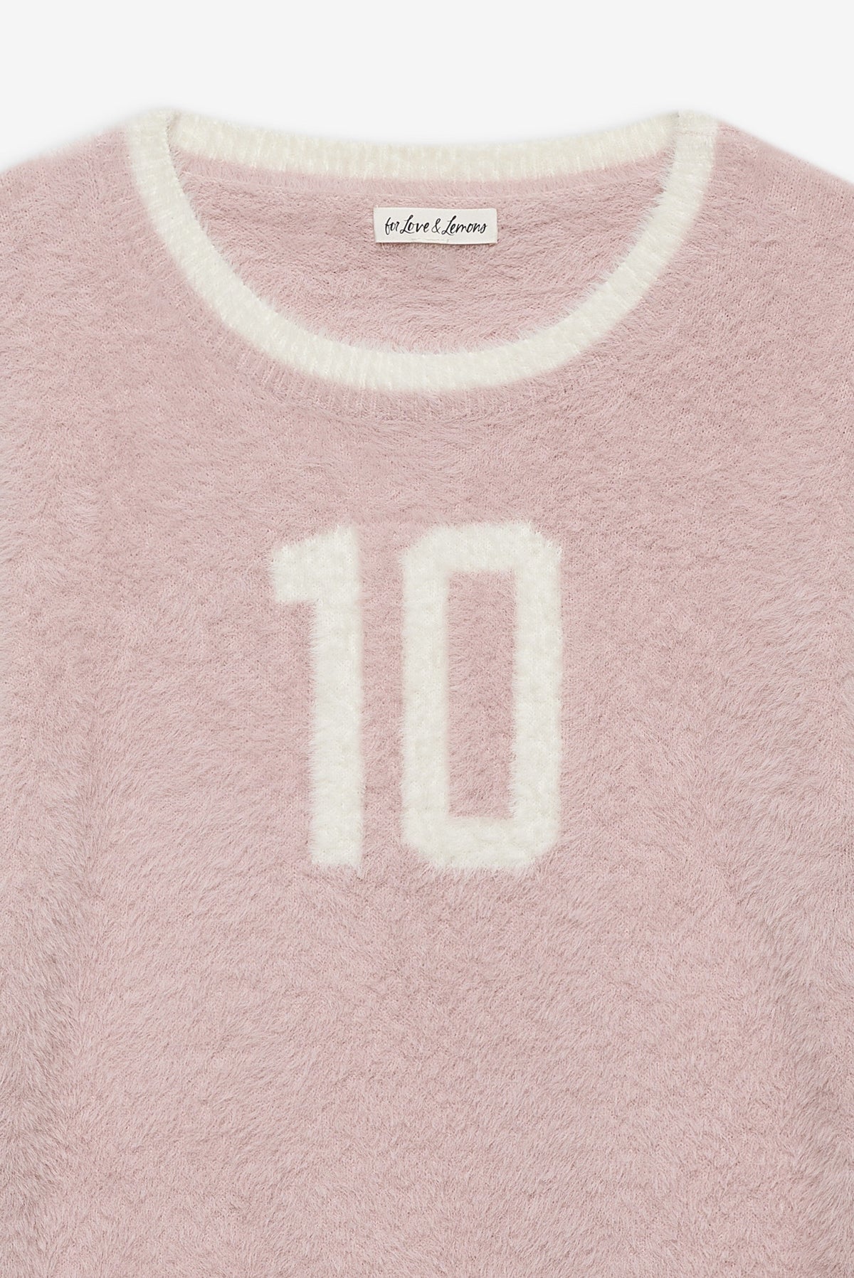 Founded in '10 Sweater Pink - For Love & Lemons