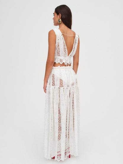 Tracy Top White - For Love & Lemons