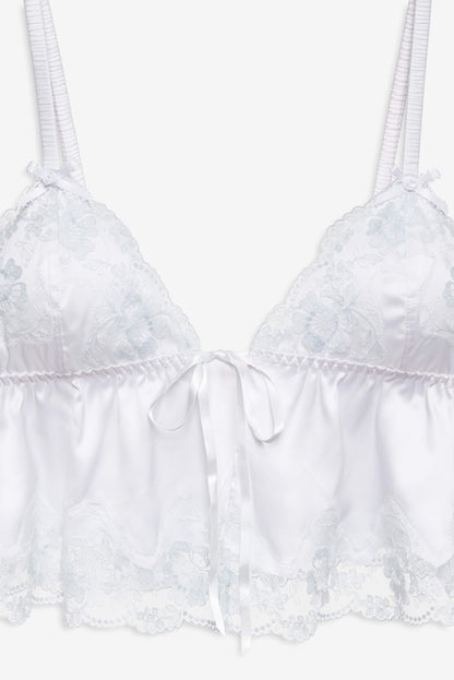 Jaden Sleep Top White - For Love & Lemons