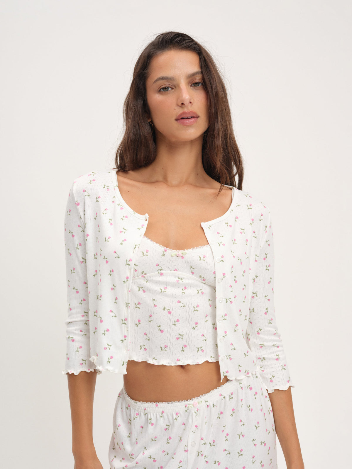 Elliana Cardigan White - For Love & Lemons