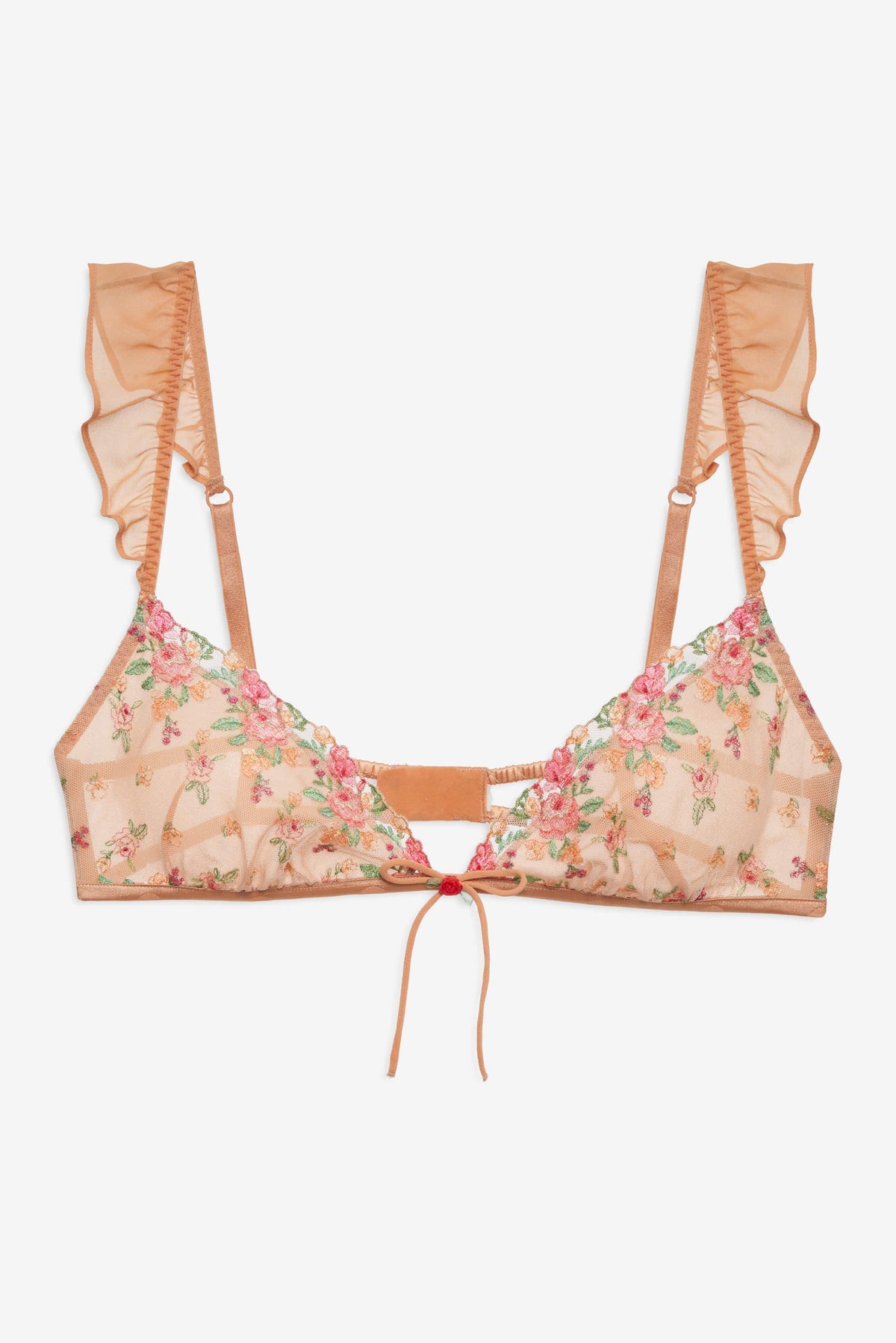 Glimmer Rosebud Bralette Rose Gold - For Love & Lemons