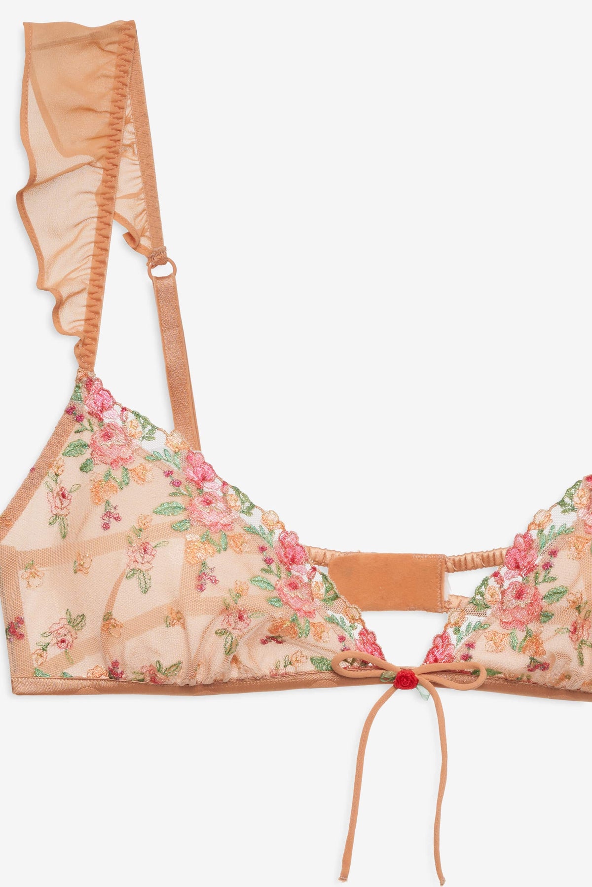 Glimmer Rosebud Bralette Rose Gold - For Love & Lemons
