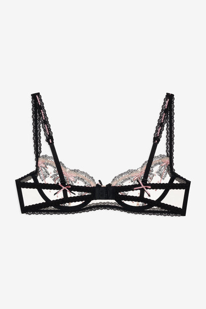 Love Letters Underwire Bra Black - For Love & Lemons