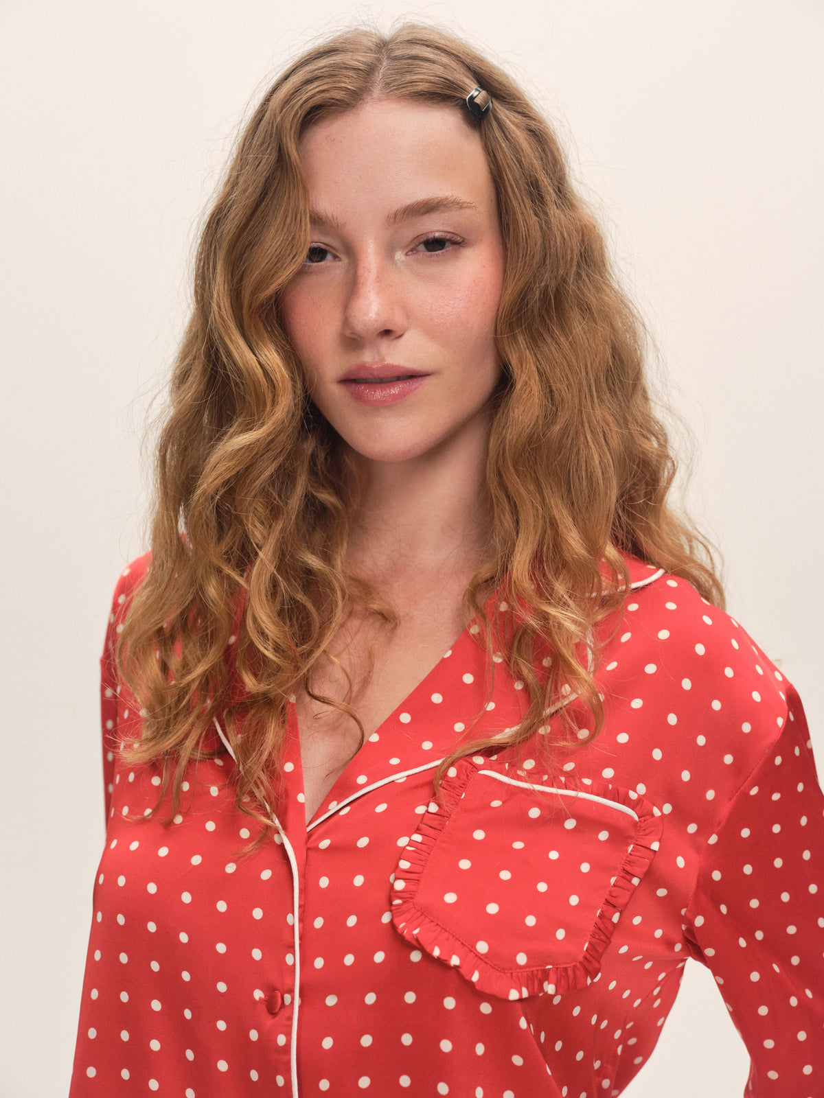 Lailah PJ Set Red - For Love & Lemons