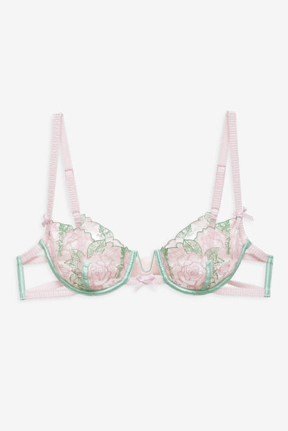 Love Story Underwire Bra Green - For Love & Lemons