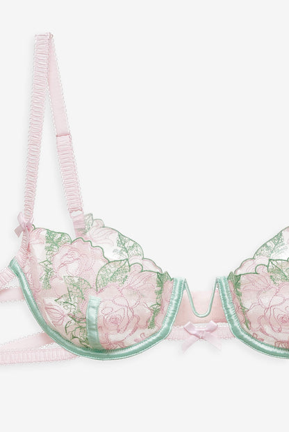 Love Story Underwire Bra Green - For Love & Lemons