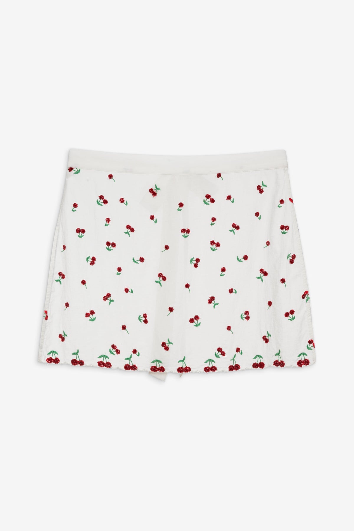 Beaded Cherries Apron Red - For Love & Lemons