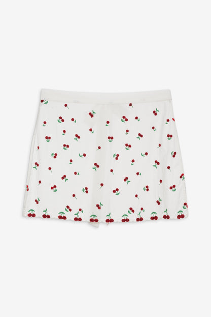 Beaded Cherries Apron Red - For Love & Lemons