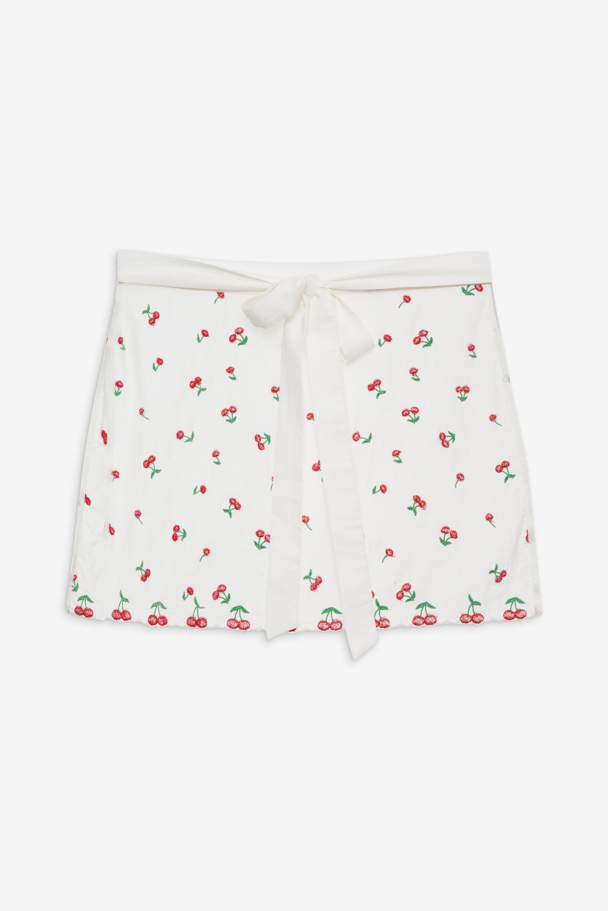 Beaded Cherries Apron Red - For Love & Lemons