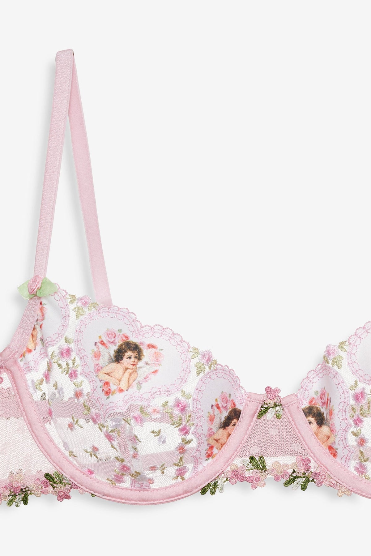 Cherub Love Underwire Bra Pink - For Love & Lemons