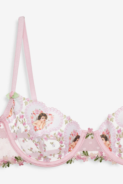 Cherub Love Underwire Bra Pink - For Love & Lemons