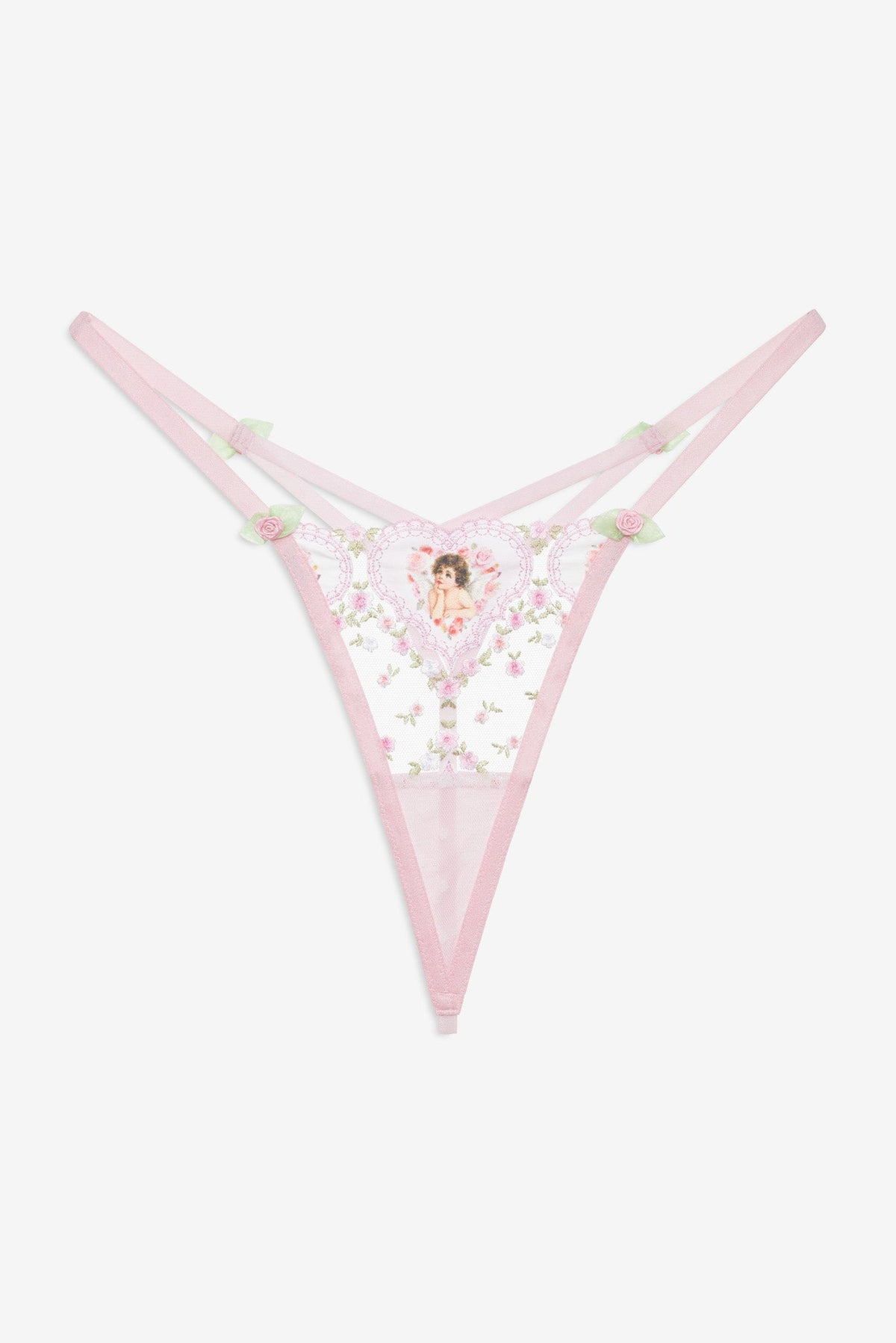 Cherub Love Thong Panty Pink - For Love & Lemons