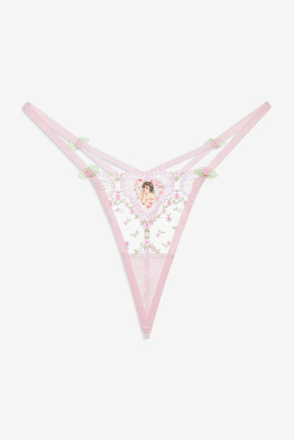 Cherub Love Thong Panty Pink - For Love & Lemons