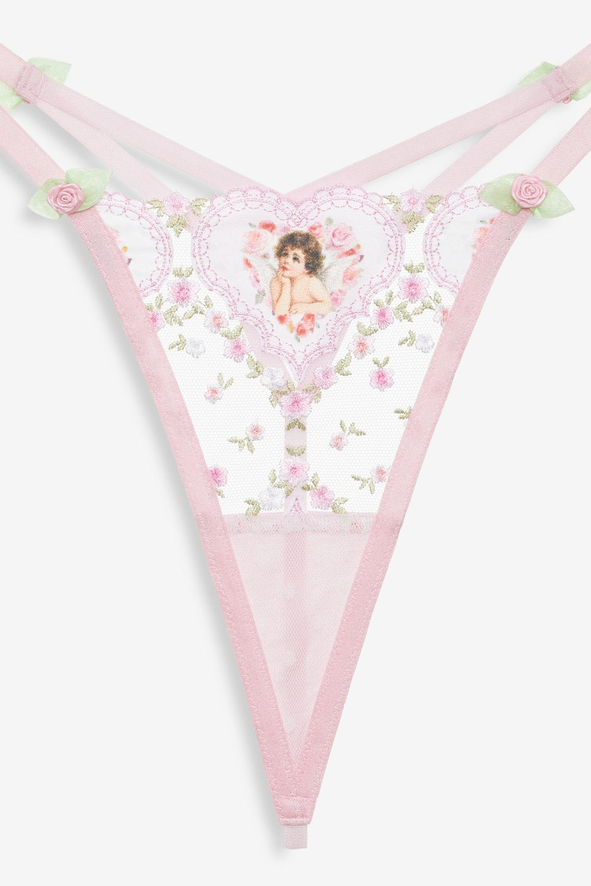 Cherub Love Thong Panty Pink - For Love & Lemons