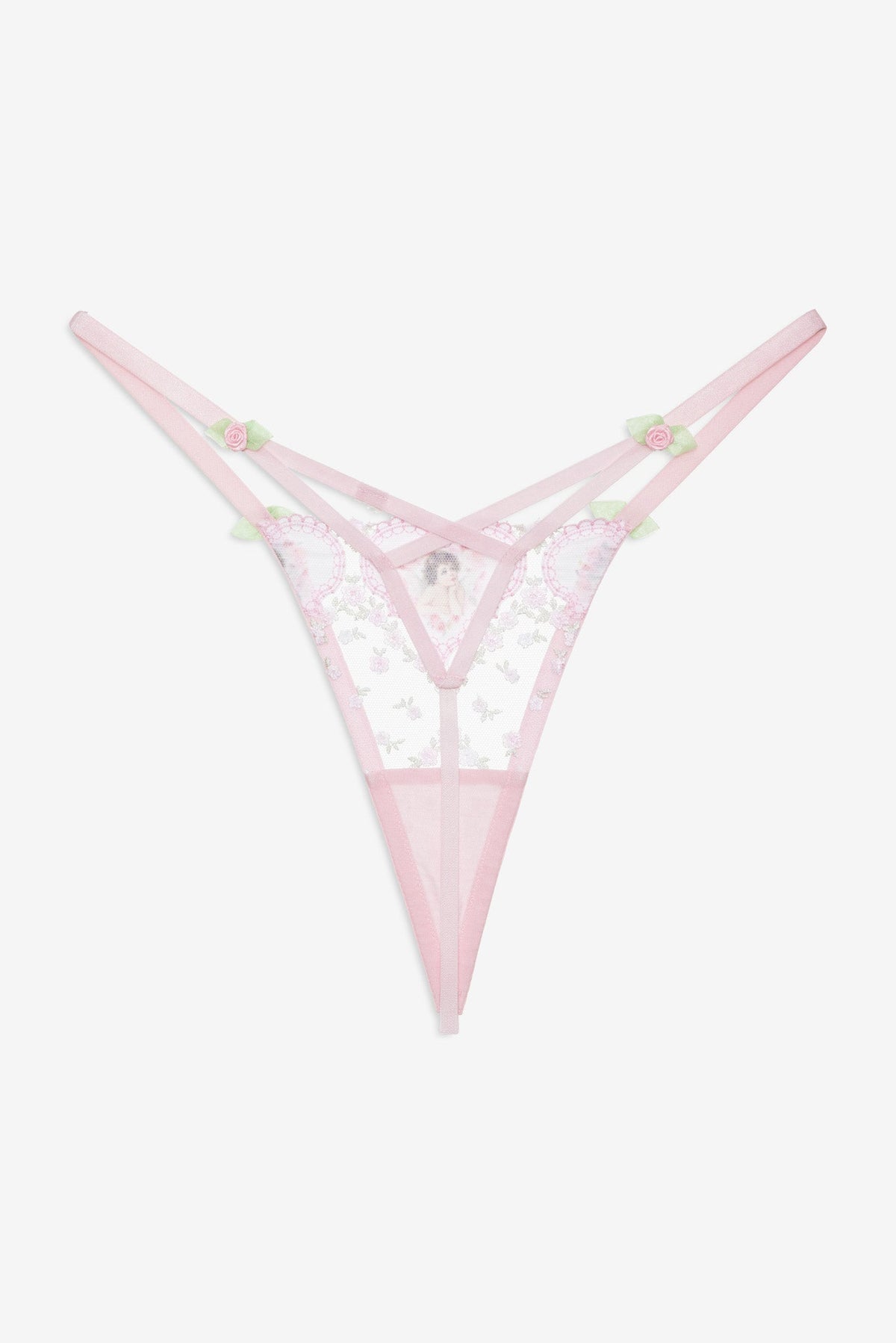 Cherub Love Thong Panty Pink - For Love & Lemons