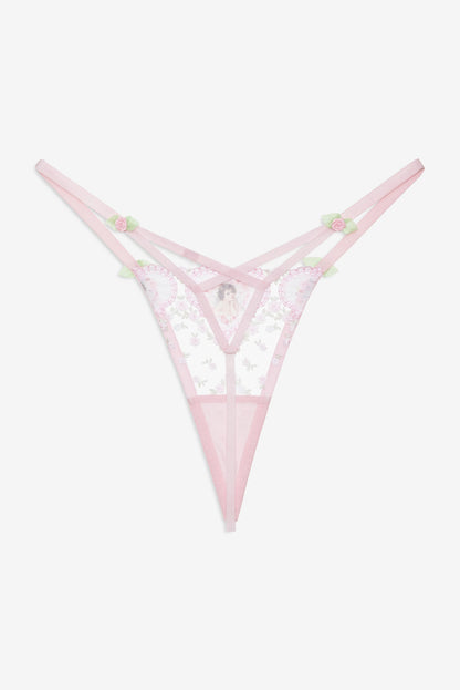 Cherub Love Thong Panty Pink - For Love & Lemons