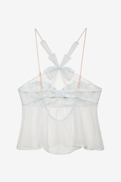 Winter Roses Top Blue - For Love & Lemons