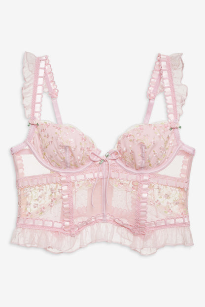 Pinkaboo Bustier Pink - For Love & Lemons