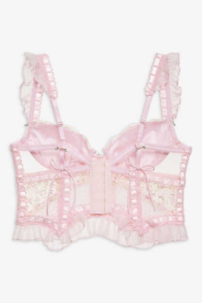 Pinkaboo Bustier Pink - For Love & Lemons