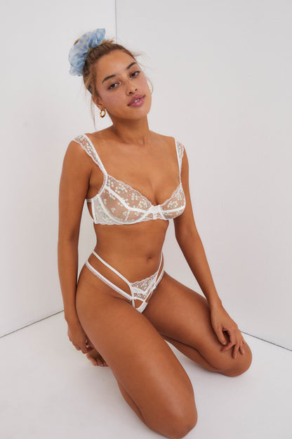 Baby's Breath Underwire Bra Ivory - For Love & Lemons