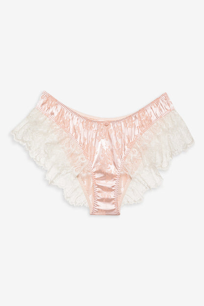 Audrey Jacquard Shorts Peach - For Love & Lemons