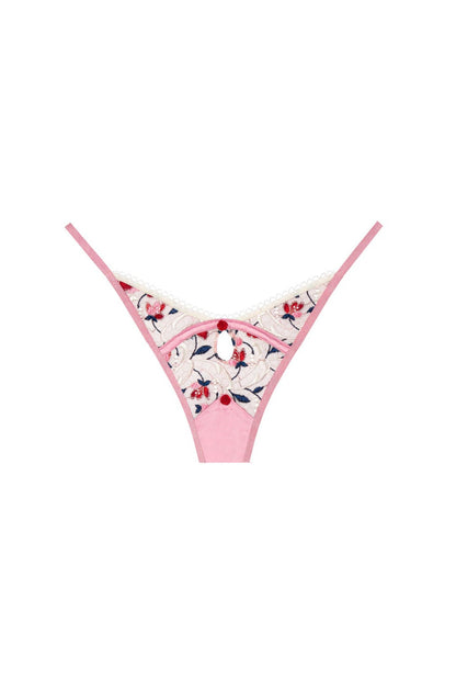 Festival Rose Panty Ivory - For Love & Lemons