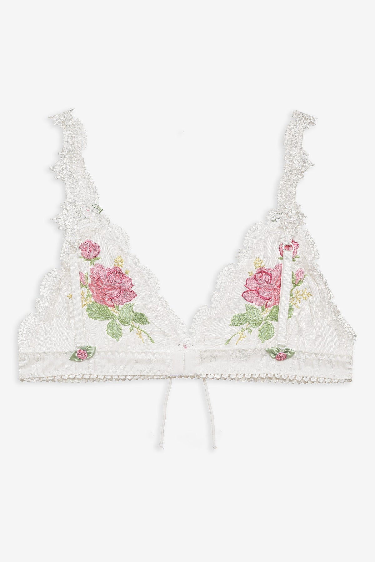 Heirloom Rose Bralette White - For Love & Lemons