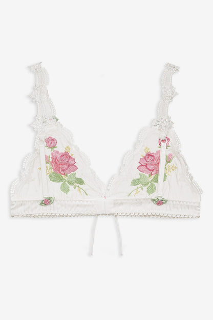 Heirloom Rose Bralette White - For Love & Lemons