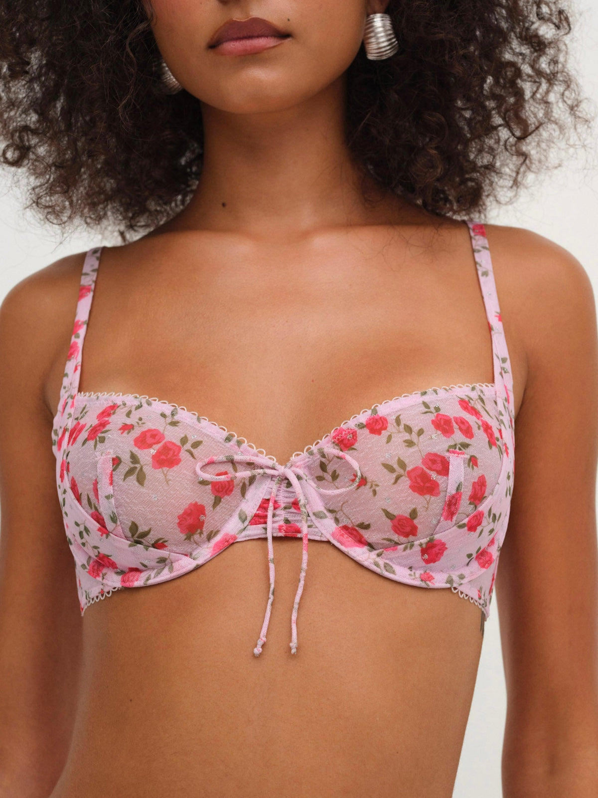 Lottie Underwire Bra Pink - For Love & Lemons