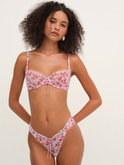 Lottie Underwire Bra Pink - For Love & Lemons