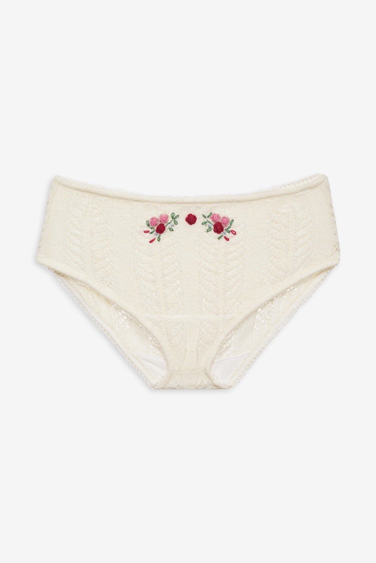 Nathalie Cheeky Panty White - For Love & Lemons