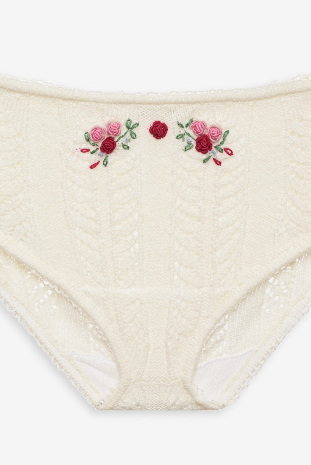 Nathalie Cheeky Panty White - For Love & Lemons