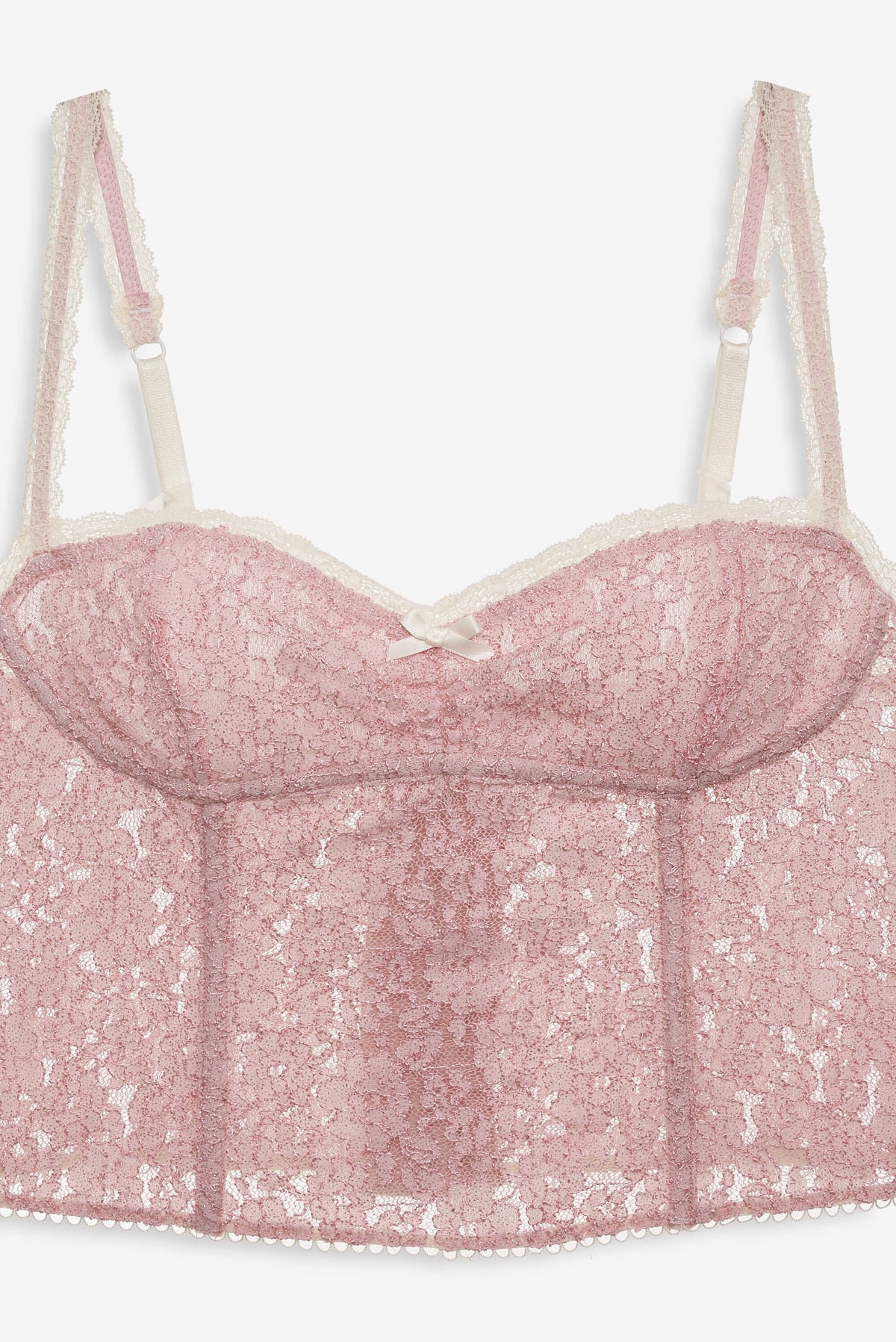 Pamela Stretch Bustier Pink - For Love & Lemons
