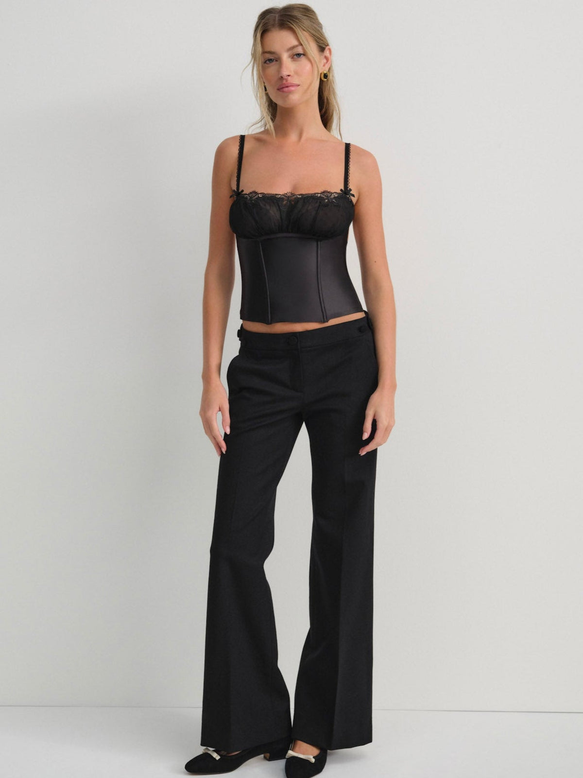 Papillon Bustier Black - For Love & Lemons