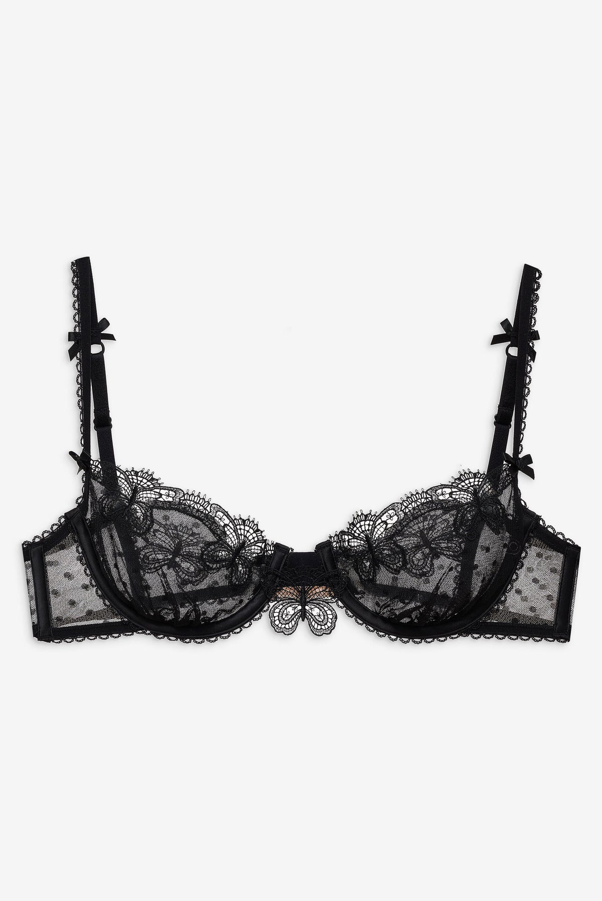 Papillon Underwire Bra Black - For Love & Lemons