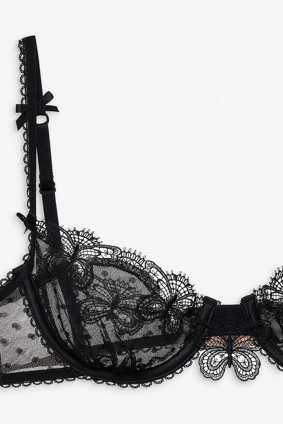 Papillon Underwire Bra Black - For Love & Lemons