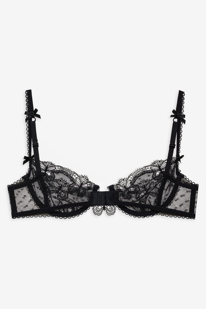 Papillon Underwire Bra Black - For Love & Lemons
