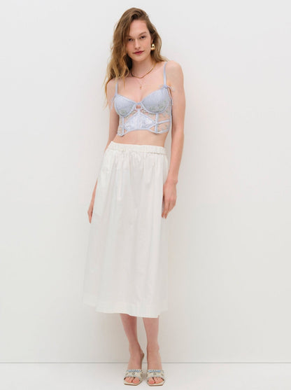 Baby's Breath Bustier Blue - For Love & Lemons