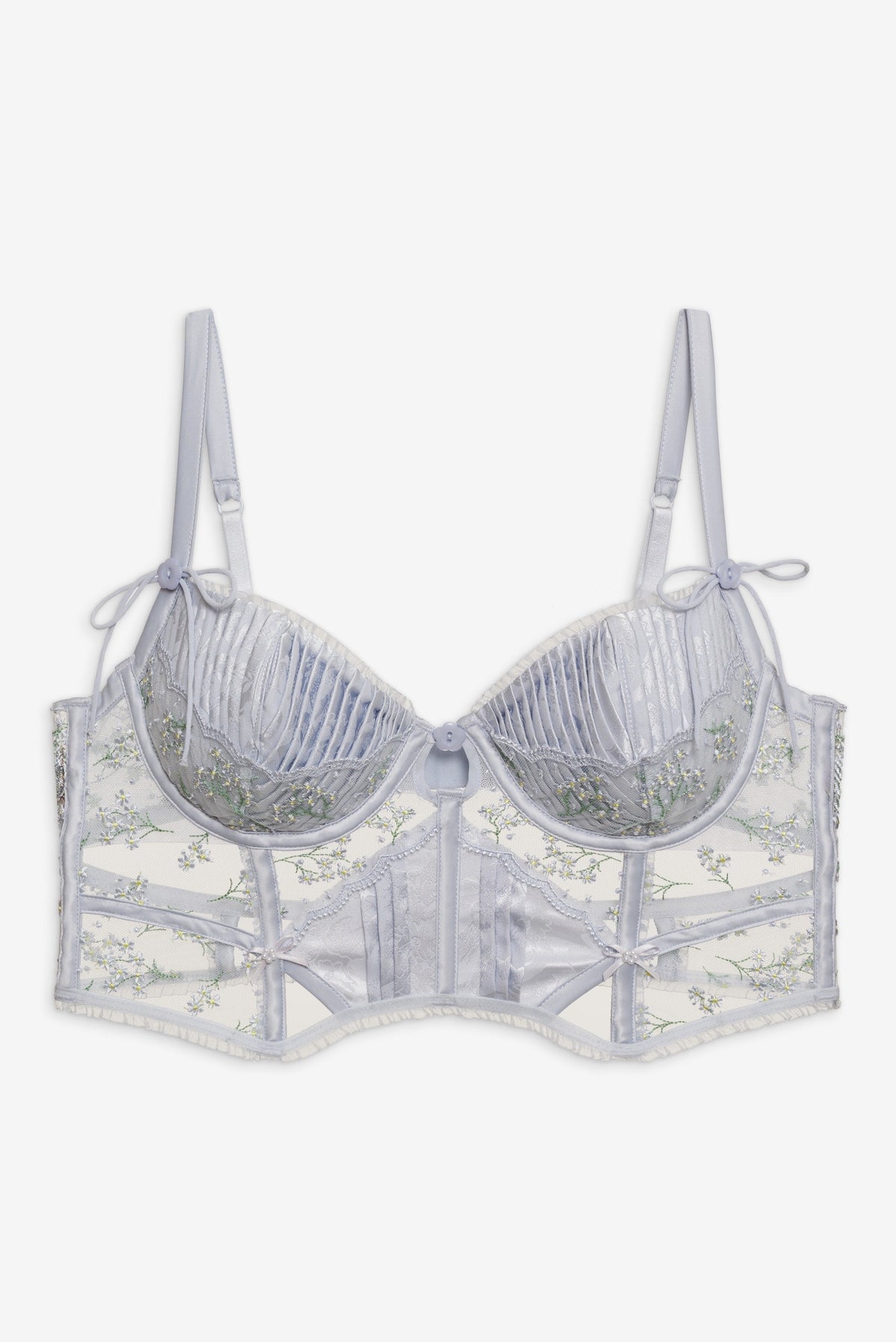 Baby's Breath Bustier Blue - For Love & Lemons