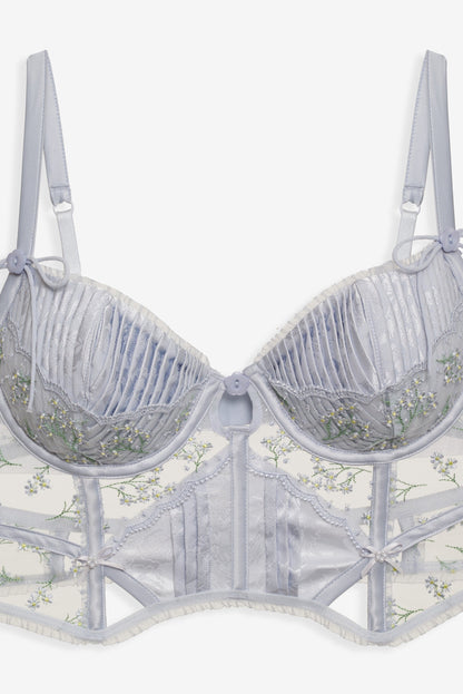 Baby's Breath Bustier Blue - For Love & Lemons