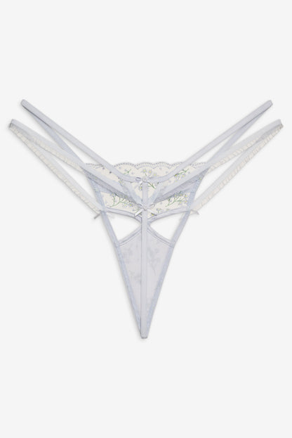 Baby's Breath Thong Panty Blue - For Love & Lemons