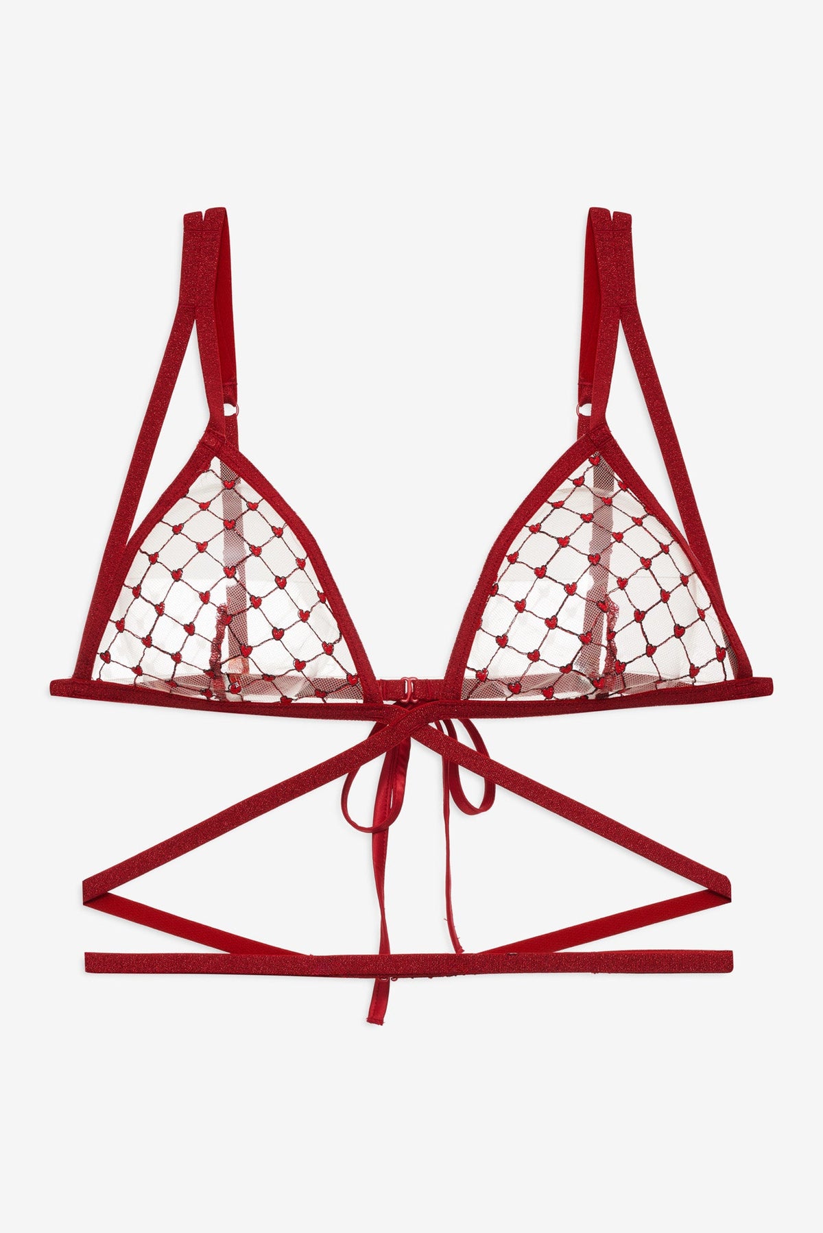 Scarlet Bralette Red - For Love & Lemons
