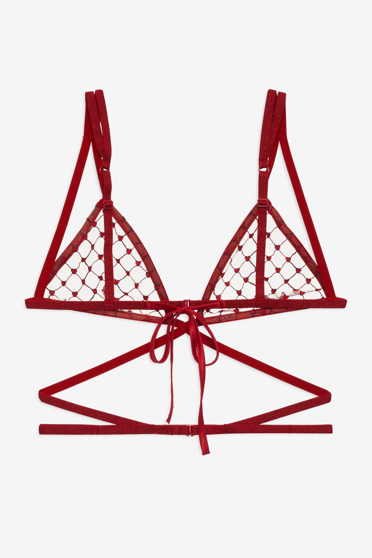 Scarlet Bralette Red - For Love & Lemons