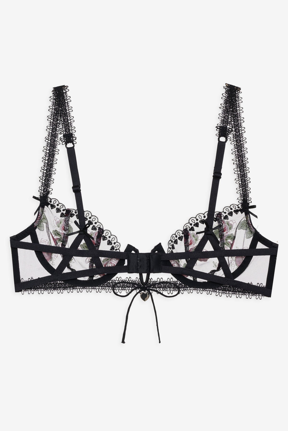 Love Garden Underwire Bra Black - For Love & Lemons