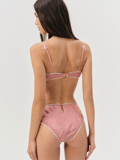 Juliet High-Waist Panty Terracotta - For Love & Lemons