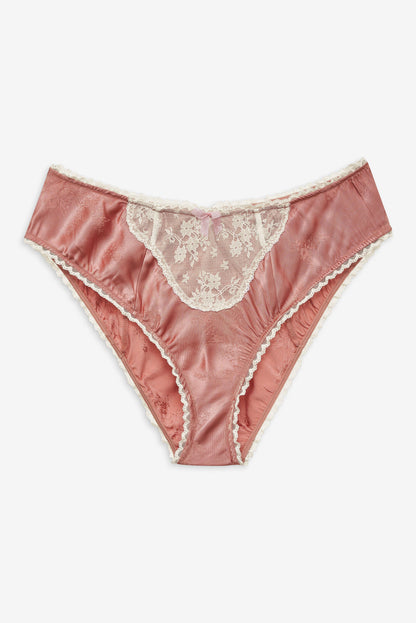 Juliet High-Waist Panty Terracotta - For Love & Lemons