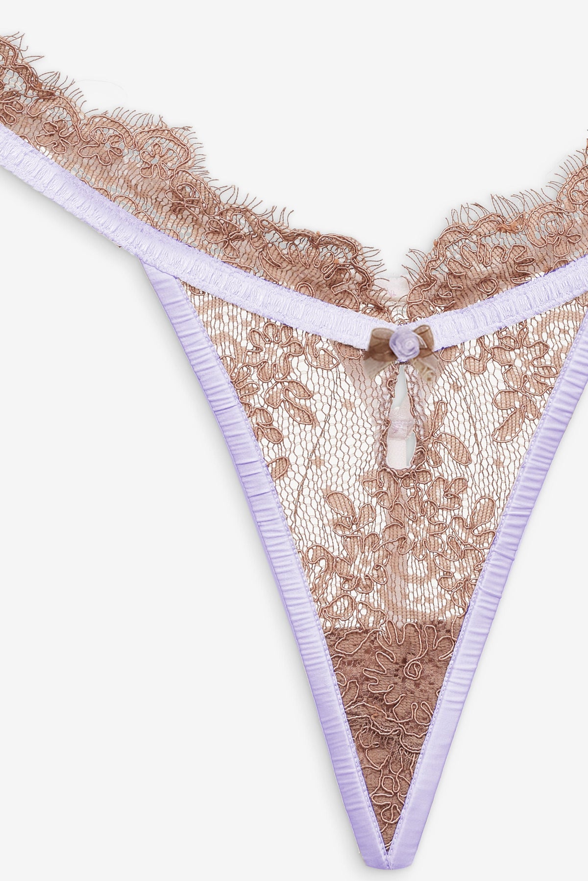 Holly Thong Panty Chocolate - For Love & Lemons