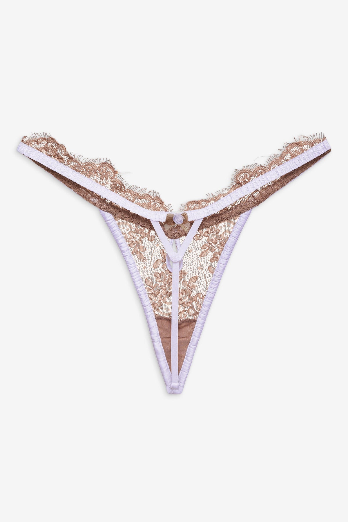 Holly Thong Panty Chocolate - For Love & Lemons